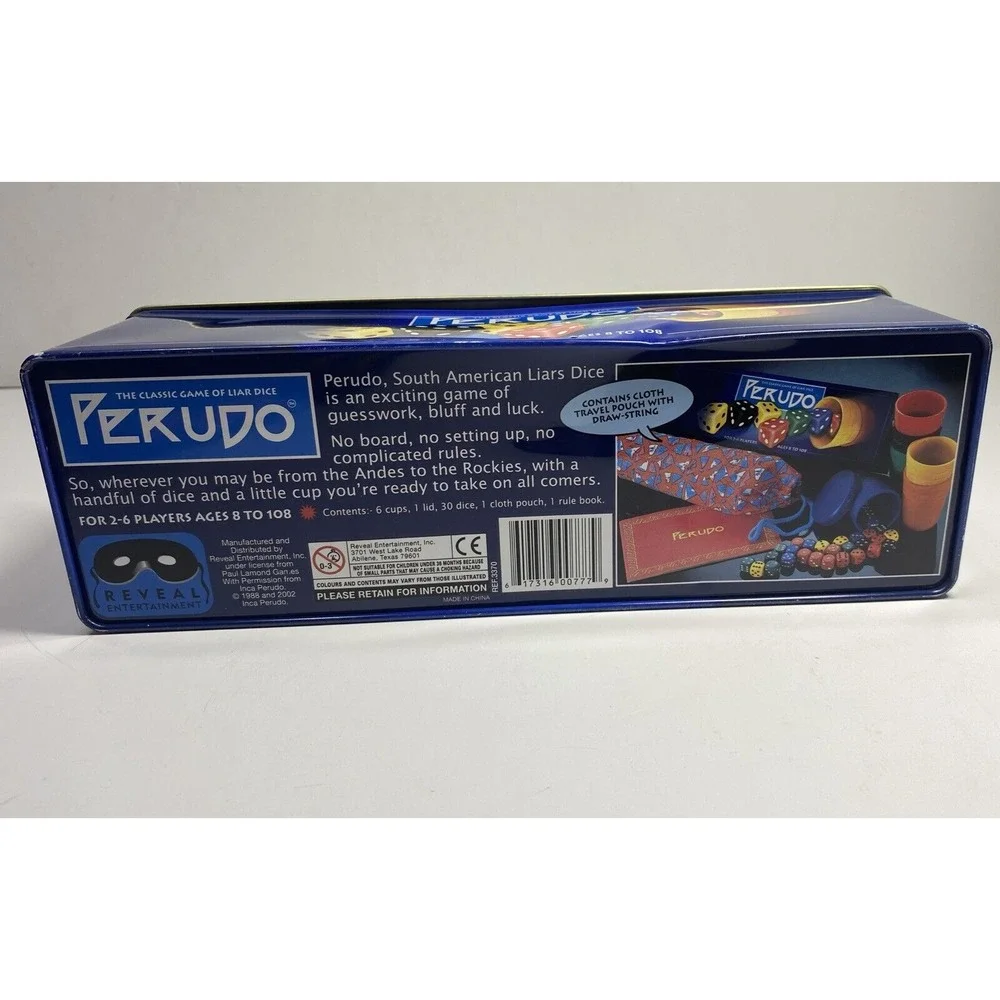 Perudo -The Classic Game of Liar's Dice  With Original Travel Bag- NO RULE BOOK - Picture 8 of 15